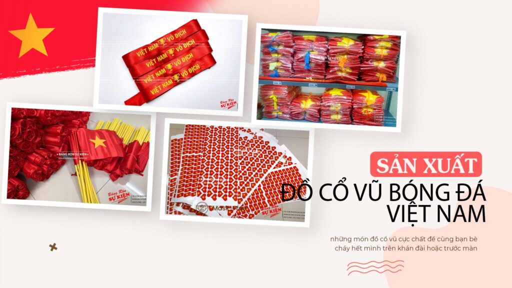 Bán đồ cổ vũ bóng đá