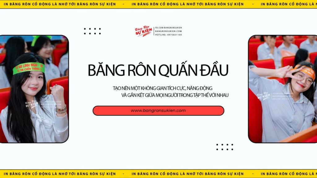 Băng rôn cổ vũ Niềm tự hào tập thể