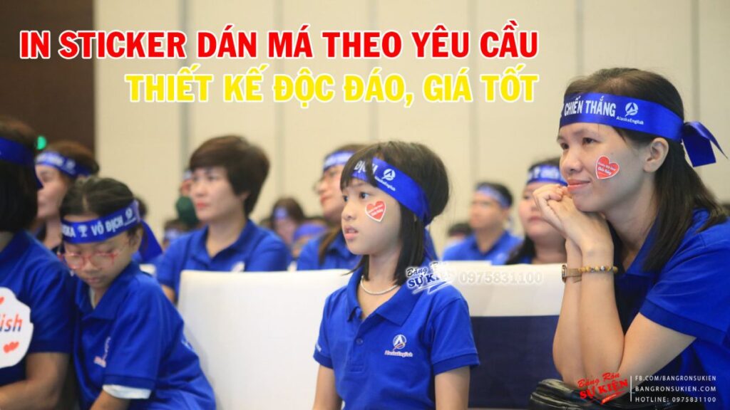 Miếng Dán Má Sự Kiện – Nhận In Theo Yêu Cầu, Giao Nhanh