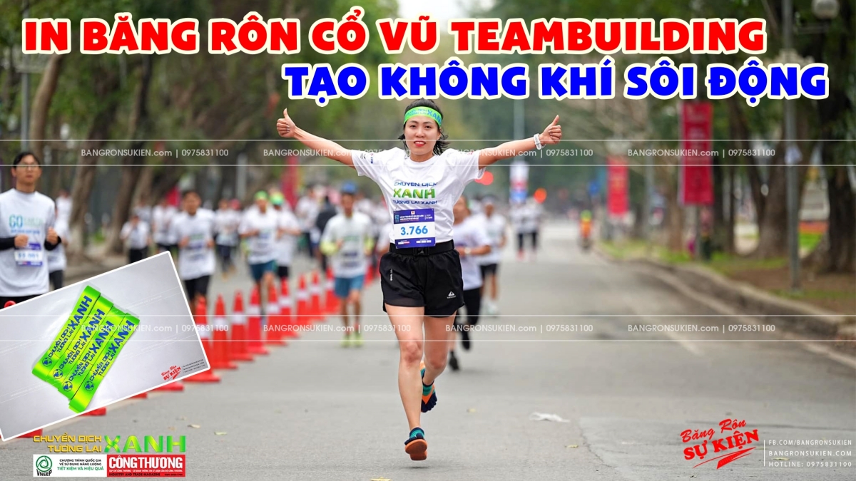 Băng Rôn Dành Cho Teambuilding – Team Đi Là Phải Cháy!
