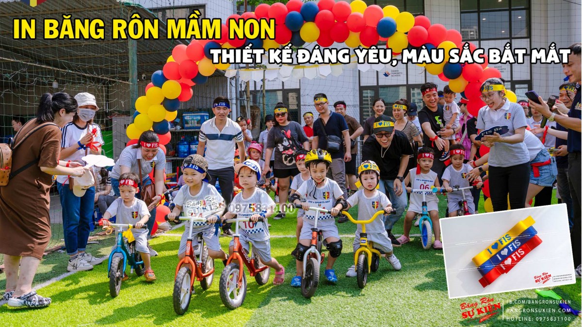 Băng Rôn Cổ Vũ Cho Bé - Tạo Không Khí Sôi Động Cho Sự Kiện Mầm Non