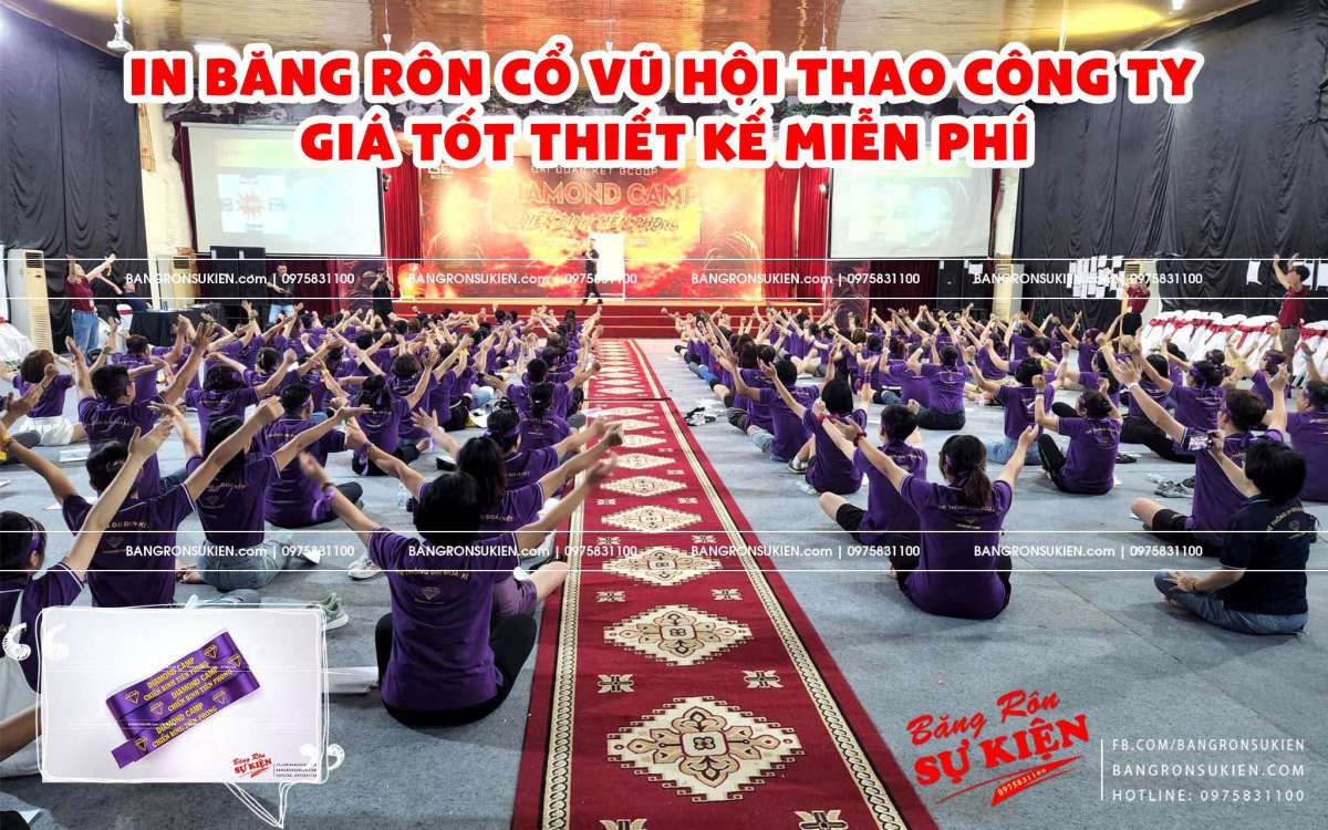 băng rôn hội thao công ty